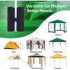 4-Pack Canopy Weights Sand Bags for Canopy Tent, Ohuhu Heavy Duty Weight Bags Sandbag for Pop Up Canopy Tents, Gazebo Weights for Instant Outdoor Sun Shelter Canopy Legs (Bag Only, Sand Not Included)(4 Pack)