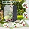 Ohuhu 36” Garden Mesh Plant Cover, 2 Pack Pop Up Plant Protector Strawberry Cover Garden Net Cage Wind Protection for Plants Outdoor with Storage Bag 24 x 24 x 36 Inches(2)