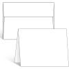 Ohuhu A2 4.25 x 5.5 Blank Brown Kraft Cards and Envelopes 100 Pack + A2 4.25 x 5.5 Blank White Cards and Envelopes 50 Pack