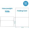Ohuhu A2 4.25 x 5.5 Blank Brown Kraft Cards and Envelopes 100 Pack + A2 4.25 x 5.5 Blank White Cards and Envelopes 50 Pack