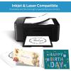 Ohuhu A2 4.25 x 5.5 Blank Brown Kraft Cards and Envelopes 100 Pack + A2 4.25 x 5.5 Blank White Cards and Envelopes 50 Pack
