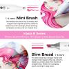 Ohuhu Alcohol Markers Mini Brush & Slim Broad Tips 60 Colors + Blender for Coloring Books Water-based Markers