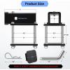 Ohuhu Bolt-on RV Bumper Hitch Receiver Adapter Fits 4-4.5″ Beam, 2″ Receiver 200Lbs Tongue Weight Capacity, Travel Trailer Rear Bumper with Hitch Pin & Hitch Cover, Fit for Camper Bike Racks Cargo Car(Fit 4″ to 4.5″ Bumper Beam)