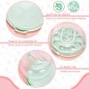 Ohuhu Cheesecake Container, Cake Pie Carrier BPA-Free up to 10” Cake – Cupcake Containers with Lid and 2 Handles 4-in-1 Multipurpose Cake Keeper Holder Platter for Pie Devil Eggs Perfect Gifts