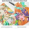 Ohuhu Colored Fineliner Pens 18 Pack Art Sketchbook for Drawing