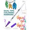 Ohuhu Coloring Markers 100 Colors & Mix Media Pad