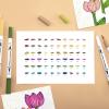 Ohuhu Markers For Adult Coloring Books 60 Colors & 12 Glitter Markers