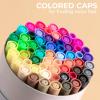 Ohuhu Markers For Adult Coloring Books 60 Colors & 12 Glitter Markers
