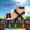 Ohuhu Metal Lawn Aerator Shoes, Upgraded Aluminum Aerating Shoe with 2.2″ Durable Spikes, Free-Installation Spiked Sandals with Stainless Steel Shovel for Yard Patio Garden Grass