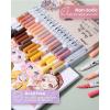 Ohuhu Skin Tone Markers 36 Colors & Coloring Markers 100 Colors