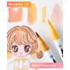 Ohuhu Skin Tone Markers 36 Colors & Coloring Markers 100 Colors