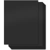 Ohuhu White Cardstock Thick Paper 200 Sheets – 8.5″ x 11″ Heavyweight 80 lb/216 gsm Card Stock for Crafts and DIY Card Making(Black)