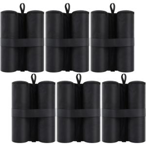 4-Pack Canopy Weights Sand Bags for Canopy Tent, Ohuhu Heavy Duty Weight Bags Sandbag for Pop Up Canopy Tents, Gazebo Weights for Instant Outdoor Sun Shelter Canopy Legs (Bag Only, Sand Not Included)(6 pack)