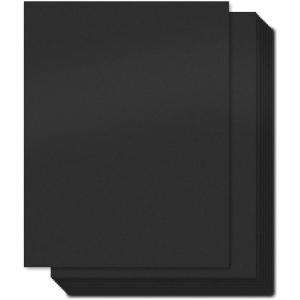 Ohuhu White Cardstock Thick Paper 200 Sheets – 8.5″ x 11″ Heavyweight 80 lb/216 gsm Card Stock for Crafts and DIY Card Making(Black)