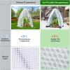 Green House for Outside Heavy Duty, Ohuhu Portable Walk-in Winter Greenhouse with Thick PE Bubble Cover – Small Greenhouses Outdoor for Plants Winter Protection
