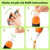 Ohuhu Acrylic Marker Ink Refill for Mauna Kea & Hanauma Series(RV36)
