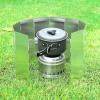 Ohuhu Wood Burning Camp Stoves + 12 Plates Camp Stove Windscreen for Camping Picnic, Backpacking, Cooking