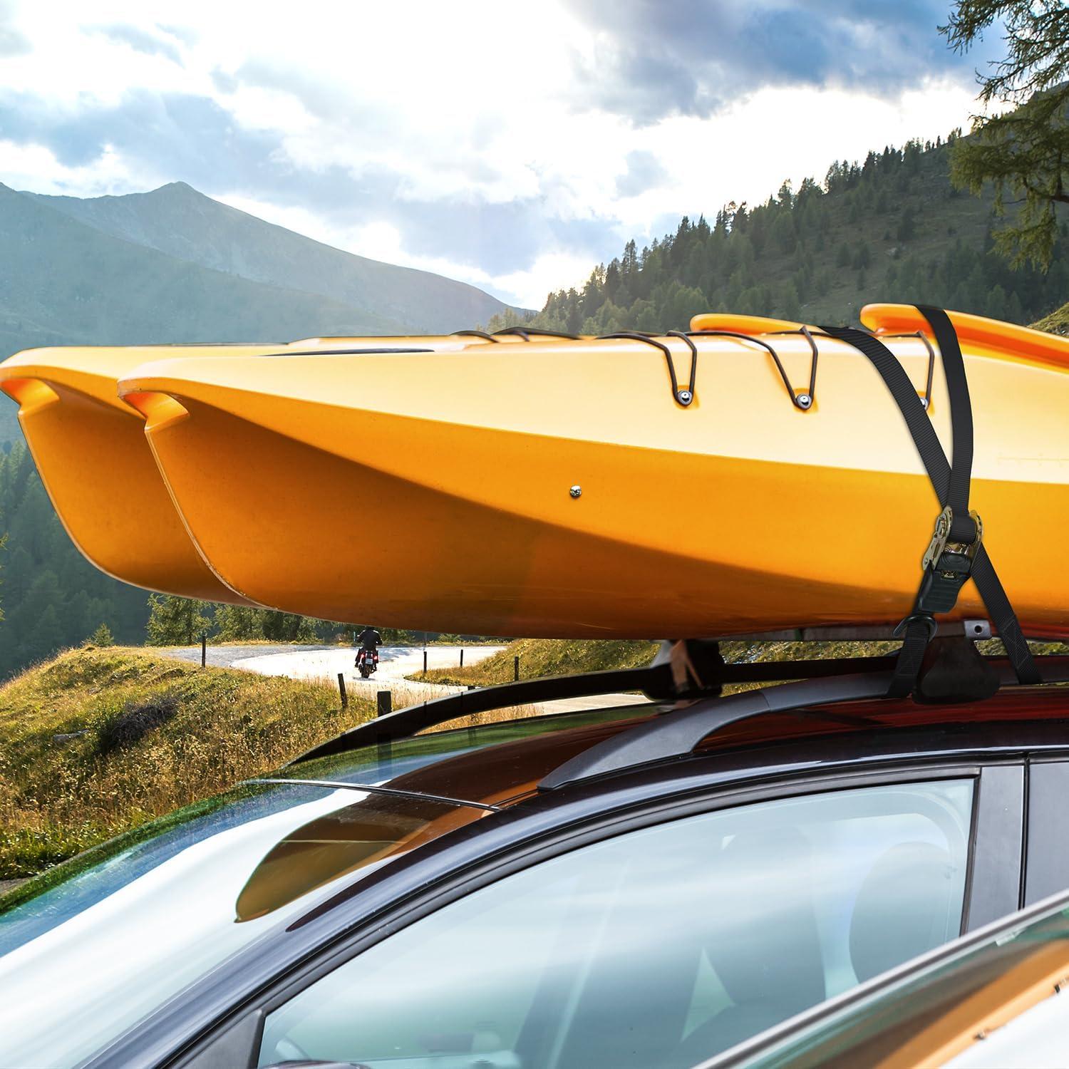 image:imageOhuhu Ratchet Tie Down Straps 16Pack 8Pack Black 8Pack Yellow