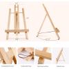 14″ A-Frame Painting Easels 6-Pack, Ohuhu 14 Inches Tall Display Stand Tabletop Art Easel Set Mini Wood Painting Easels for Kids Children Artist Student Classroom Table Top Display, Back To School Art