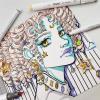 Ohuhu Fineliner Pens 8 Sizes Micro Pens Pigment Black Ink Waterproof Alcohol Proof Alcohol Markers Fine Chisel Tips 160 Colors Art Markers