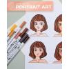 Ohuhu Skin Tone Markers 36 Colors & Coloring Markers 60 Colors