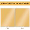 Ohuhu Yellow Shimmer Cardstock 100 Sheets – 8.5″ x 11″ Heavyweight 80lb Double-Sided Shimmer Shiny Card Stock Paper for Crafts DIY Making Cards Invitations(Yellow)