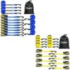 Ohuhu Ratchet Tie Down Straps 16-Pack (8-Pack Blue + 8-Pack Yellow)