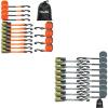 Ohuhu Ratchet Tie Down Straps 16-Pack (8-Pack Orange + 8-Pack Grey)