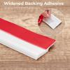 Door Draft Stopper Weather Stripping: Ohuhu 2 Pack 39″ L x 2″ W Under Door Bottom Seal Strip Sweep – 1″ Widened Backing Adhesive Blocker Gap Filler Flexible Noise Insulation Draft Guard Bottom of Door(White)