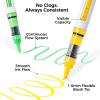 Ohuhu Acrylic Paint Markers Brush Tip: 48 Colors Automatic Ink Control Acrylic Markers High Opacity Paint Pens Waterproof Lightfast for Rock Painting 3D Prints Easter Eggs Wood DIY Crafts – Kahuku