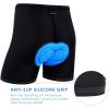 Ohuhu Padded Bike Shorts for Men 3D Padding Mens Cycling Biking Underwear