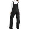 Ohuhu Snow Pants Womens Snow Bibs Essential Insulated Ski Bib Overalls for Women Snowboarding Winter Black M